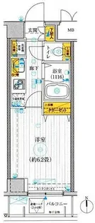 東京都江東区東砂7【マンション】の間取り