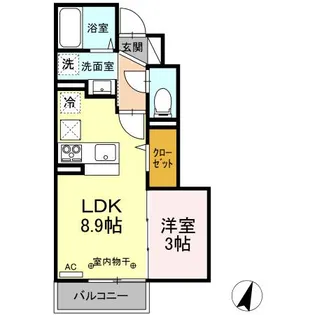 リブル【1階】の間取り