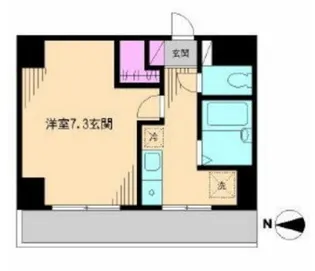 東京都小金井市緑町5【マンション】の間取り