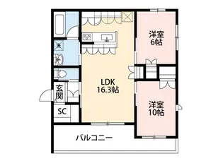 Maison Yuki【2階】の間取り