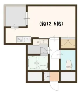 エスタブレ南森町【3階】の間取り