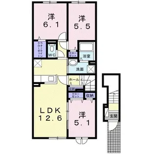 アメージング【2階】の間取り