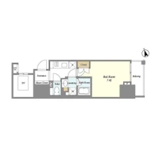 エスタ―ト三田【3階】の間取り