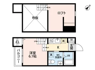 アオトゥーレ吉塚【1階】の間取り