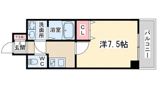 W.O.B UMEDA【13階】の間取り