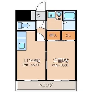 さくらハイツIII【1階】の間取り