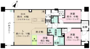 神奈川県横浜市金沢区柴町【マンション】の間取り