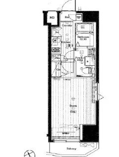 REALIZEE新宿【2階】の間取り