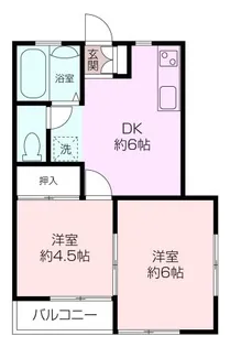 藤美ハイツ【1階】の間取り