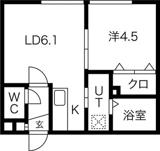 モンレーヴIII【3階】の間取り