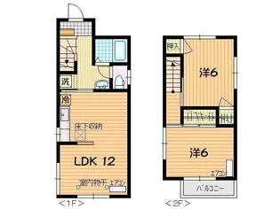 ミューゼヒロ Aの間取り