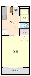 MSハイツ C【1階】の間取り
