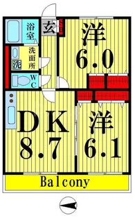 Casa Verde【3階】の間取り