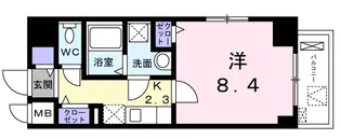 広島県広島市西区南観音3【マンション】の間取り