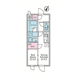 デュオメゾン渋谷松濤【3階】の間取り