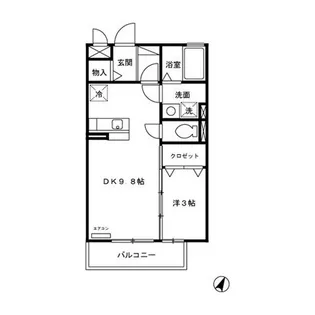 PRINCESS I【2階】の間取り