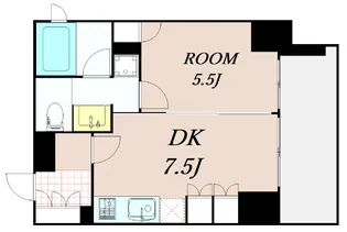 リーガル新福島【8階】の間取り