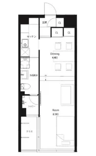 AKHC【3階】の間取り