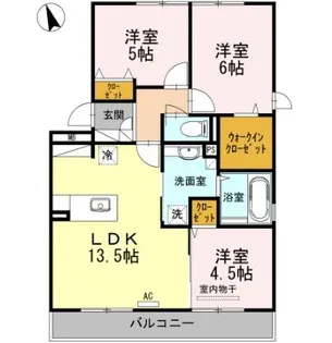コート ダジュール【3階】の間取り