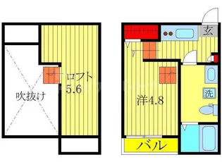 Oaks【1階】の間取り