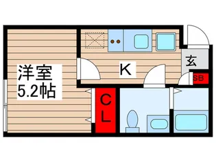 クレアシオン千住【2階】の間取り