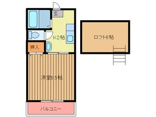 フーガ・アネックス 2号館【2階】の間取り