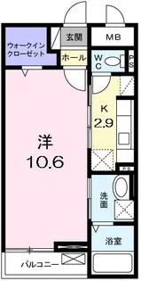 カーサ・フェリーチェ【1階】の間取り