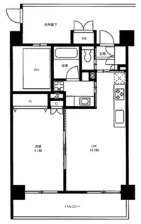 クリプトメリア目黒【2階】の間取り