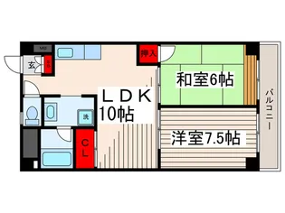 頼長レジデンス【1階】の間取り