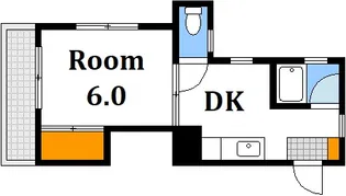 広島県広島市西区大芝2【マンション】の間取り