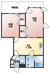 スプリングフィールド【1階】の間取り