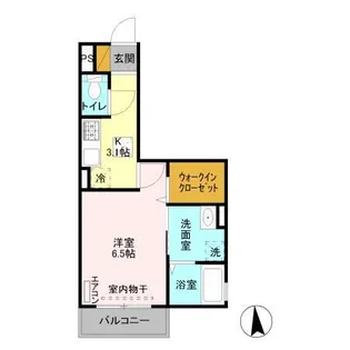 プリサージュ【1階】の間取り