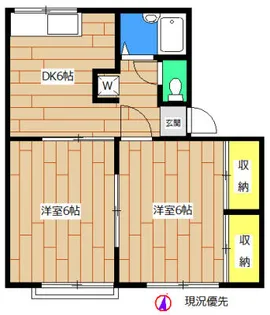 アイビス西ヶ丘【1階】の間取り