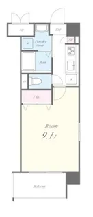 ビンシスターレット【1階】の間取り