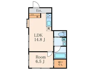 -clolline- コリーヌ祐天寺【1階】の間取り