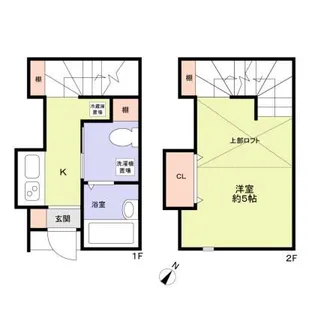 カーサ・プリマベーラ【1階】の間取り