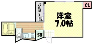 エムズマンション【8階】の間取り