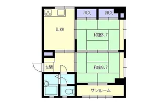 タウン清和【3階】の間取り