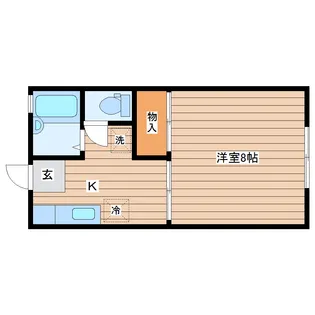 ヘミングウェイA【2階】の間取り