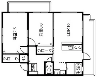 ドリーム・S【1階】の間取り