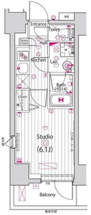 ガーラ・ステーション横浜子安【2階】の間取り