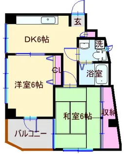 綿貫ビル【4階】の間取り