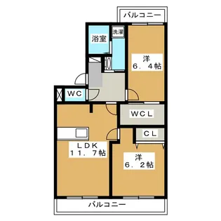 Merveilleux【3階】の間取り