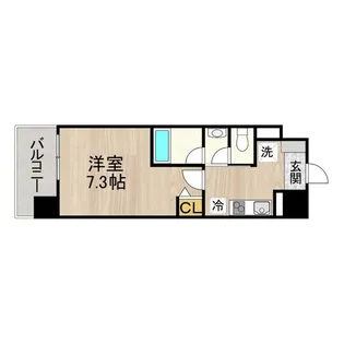 CITY SPIRE名古屋本陣【4階】の間取り