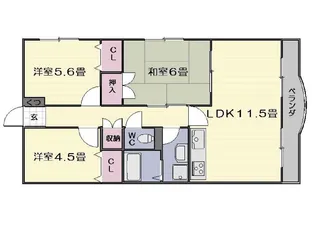 ホワイトサイレンス【2階】の間取り