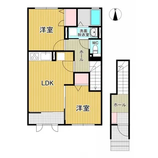 リヴハウス【2階】の間取り