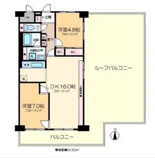 ニューライフマンション木場【10階】の間取り