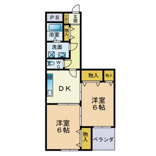 ビューパレス日吉町【3階】の間取り