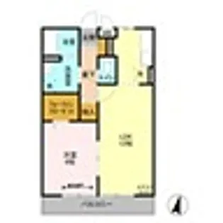 サンライズ蒲生【3階】の間取り