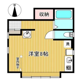 ジュネスクリエイトL【1階】の間取り